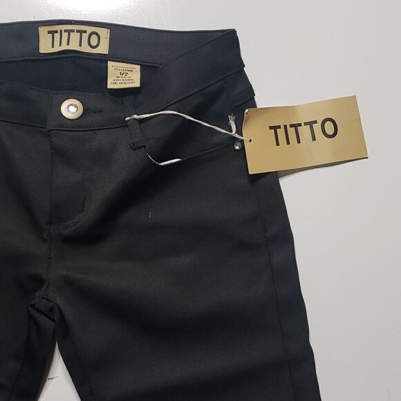 TITTO Black skinny slim Pants - Picture 3 of 9